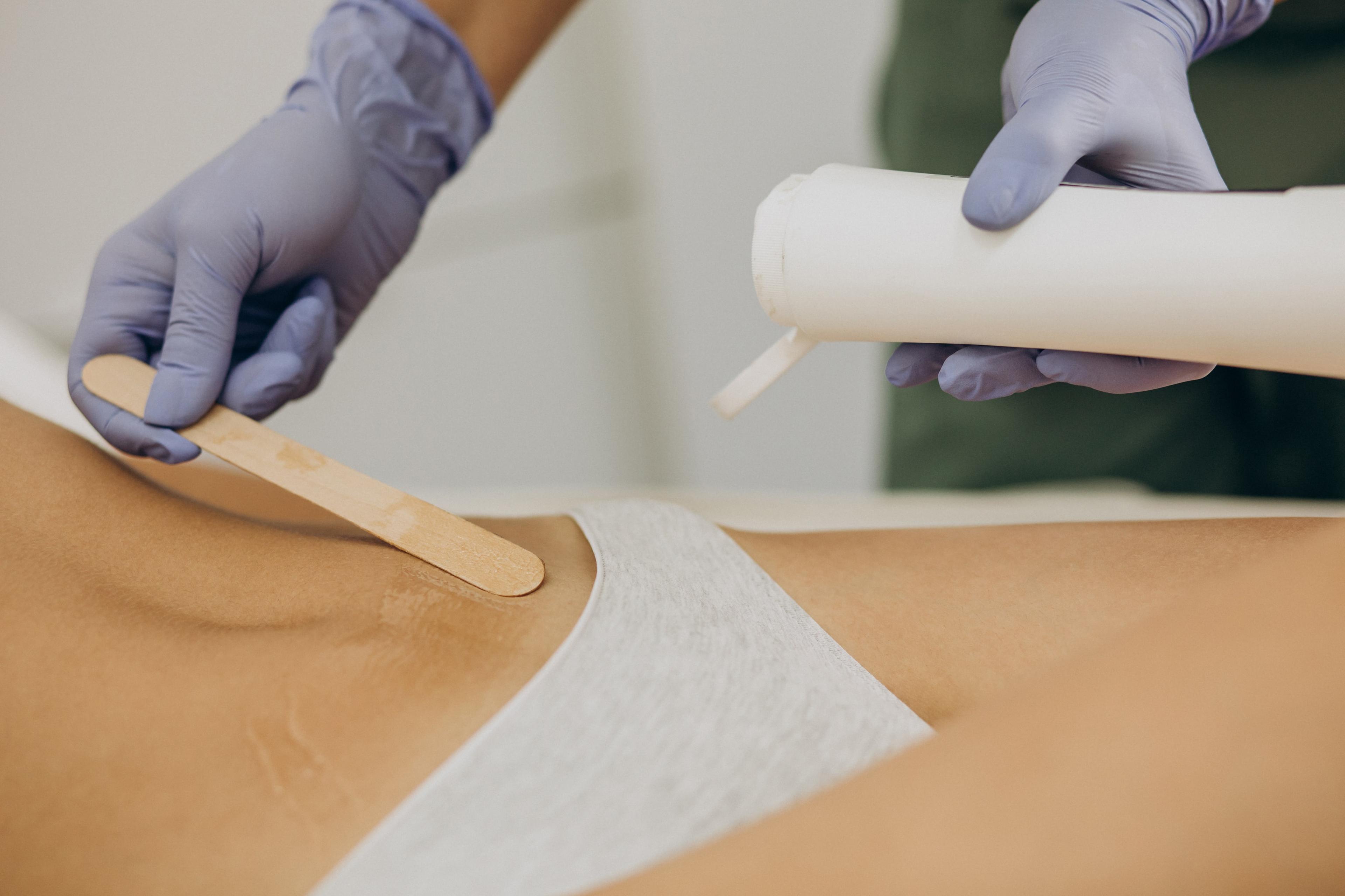 Professional waxing treatment at our Rotterdam salon